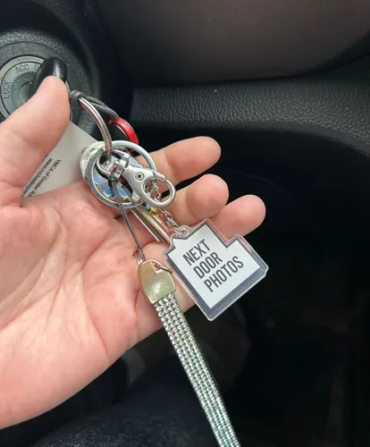 Office Lanyard Clip Keychain Name Tag Holder Keyring Id Card Key Ring Cord  Reel Retract Pull Key Ba