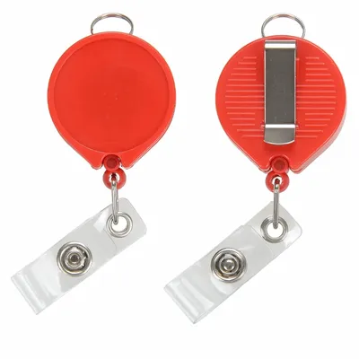 Deluxe Clip Retractable Badge Reel Keychain